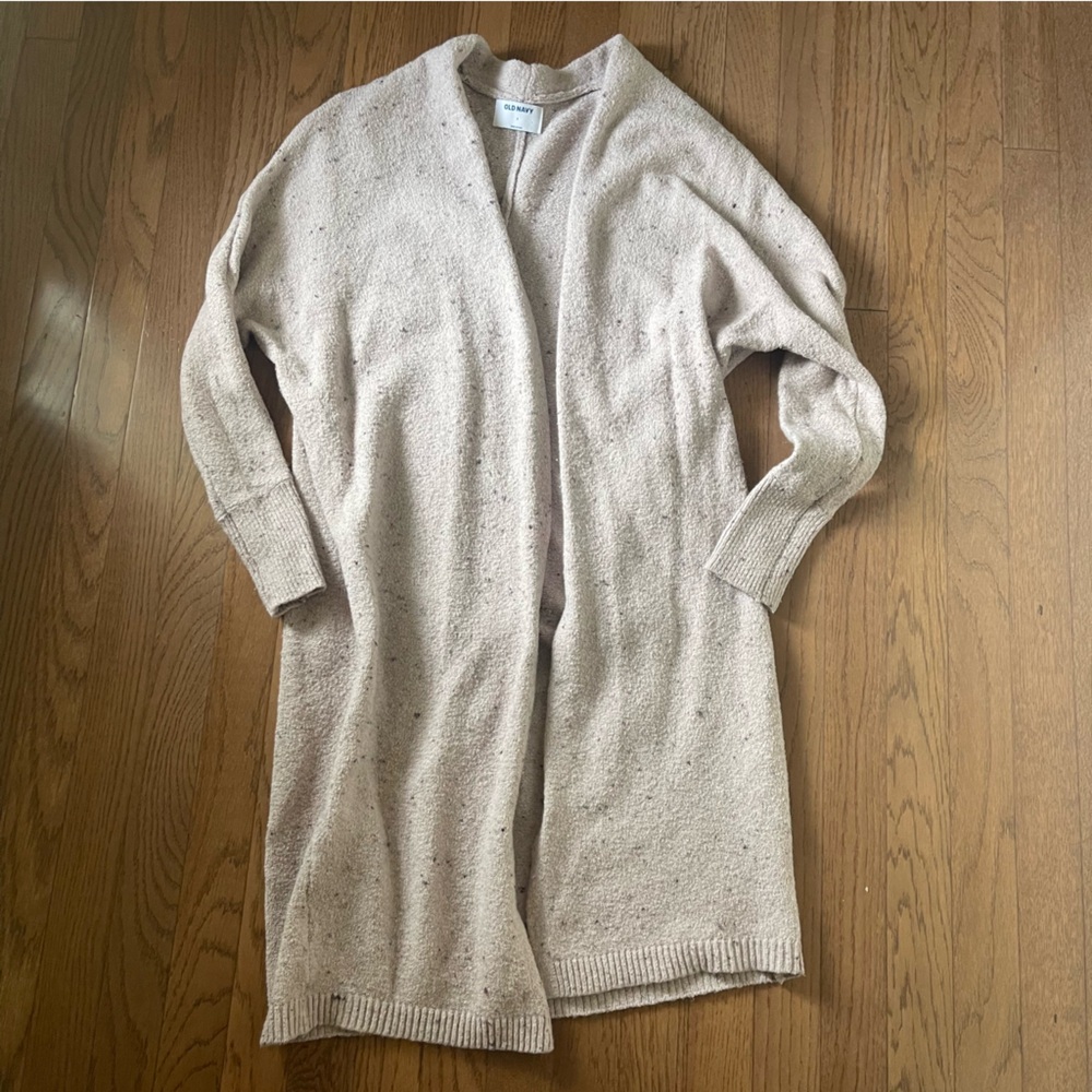 Old Navy Beige Textured Cardigan